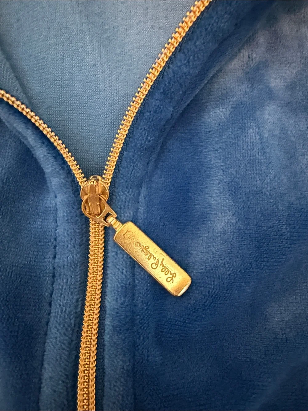 Lilly Pulitzer Royal Blue Plush Half-Zip Pullover
